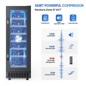 Frigorifero per Vino da 12 Pollici, da Incasso o Indipendente, con Capacità per 21 Bottiglie - Product Image 5