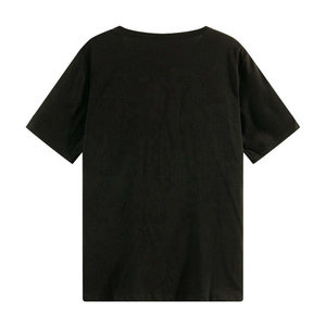 Camiseta de Manga Corta Casual para Mujer, Corte Regular, Transpirable, con Pedrería, Ligera, para Uso Diario, Anti-UV, 100% Algodón - Product Image 2