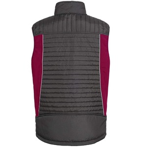 Chaleco acolchado grueso sin mangas con cuello alto, personalizado, de color liso, de poliéster, cortavientos de invierno con cremallera, proveedor mayorista - Product Image 4