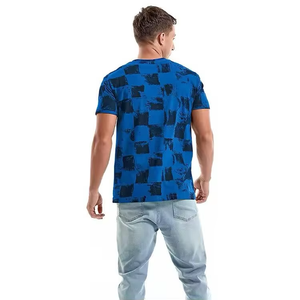 T-shirts fantaisie pour hommes grandes tailles, t-shirts personnalisés, t-shirts par sublimation, t-shirts 100% coton pour hommes - Product Image 4