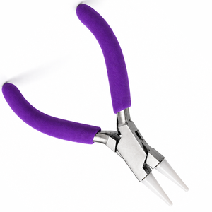 Non Marring Nylon Jaw Pliers Jewelry Flat Nose Tool <b>Wire</b> Forming Straightening DIY <b>Craft</b> Professional Repair Tool - Product Image 1