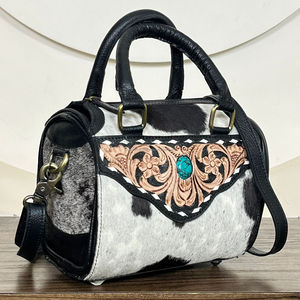 Nouveau sac mini en cuir de vachette façonné RTS 2026 pour femmes et hommes, sac bandoulière et sac à l'épaule, petit sac de voyage Speedy en cuir premium - Product Image 5