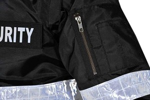 Hi Vis Reflective <b>Safety</b> Winter Jacket Guard Use Workplace <b>Safety</b> Vest Multi Pocket Polyester Customized Security Guard Uniform - Product Image 4
