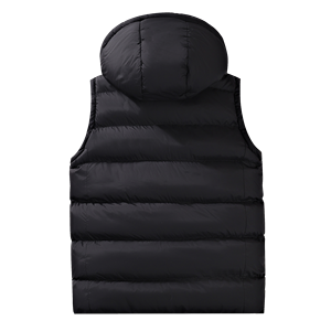 Mens Polyester Puffer Vest Men <b>Quilted</b> Winter Down Sleeveless Jackets <b>Gilet</b> With Zipper Pockets for Outdoor Mens Waistcoat - Product Image 5