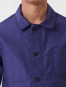 Wholesale Custom <b>Men's</b> Breathable Workwear <b>Jacket</b>, OEM Blue Cotton Twill Coat Durable Utility Uniform Working Outerwear <b>Jacket</b> - Product Image 6