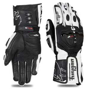 Gants en cuir Tuppan à doigts entiers, respirants, de haute qualité, noir, rouge, blanc, impression par sublimation, fermeture à boucle, cyclisme, hommes, été - Product Image 3
