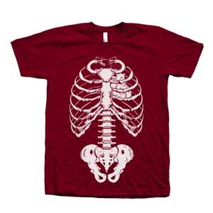 Skeleton <b>T</b>-<b>Shirt</b>: <b>Funny</b> Gothic Halloween Party Tee - Product Image 2