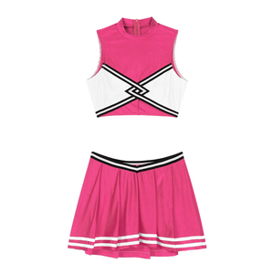 Nouvelle Arrivée Prix Usine Fabriqué au Pakistan Uniforme de Cheerleading pour Femmes Réversible Dernier Style Ensembles Sans Manches Personnalisables En Promotion - Product Image 2