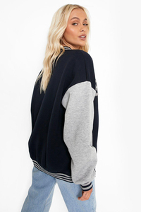 Chaqueta Bomber Varsity para Mujer, Nueva Colección 2026, de la Mejor Calidad, Color Verde Mar, Tejida en Lana, Invierno, Algodón, Resistente al Viento, Secado Rápido - Product Image 4