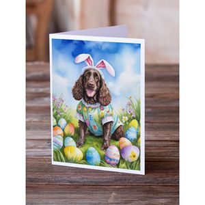 สแปเนียลล่าไข่อีสเตอร์สแปเนียลอเมริกันแปลกๆ8 A7ขนาด5x7การ์ดเปล่าพร้อมซองจดหมายสำหรับเขียนโน้ต - Product Image 2