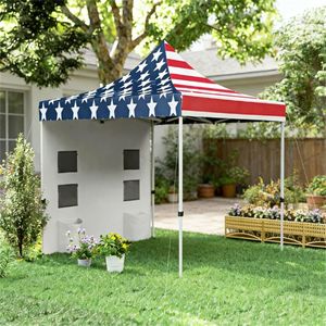 Carpa Plegable con Diseño de Bandera Americana, Toldo, Pavilón - Product Image 1