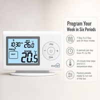 Thermostat WiFi RF à commande via application intelligente et programmation 7 jours, directement de l'usine, pour systèmes de chaudières à gaz