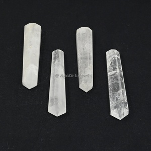 Torre de puntos de obelisco de doble terminación de cristal de doble punta de lepidolita natural al por mayor para fengshui - Product Image 3