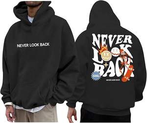 Sudadera con Capucha Oversize para Hombre, Diseño Urbano, Estilo Vintage con Estampado de Esqueleto, Sudadera Gráfica Moderna - Product Image 1