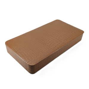 Boîte de rangement pour bijoux en cuir rigide avec fermeture magnétique, disponible en plusieurs couleurs, logo de marque personnalisé, emballage pour exportation mondiale - Product Image 3