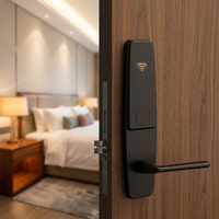 Cerradura Eléctrica con Lector de Tarjetas para Hotel, Apartamento, Tarjeta Electrónica, Tarjeta RFID, Cerradura para Casa con Software de Gestión de Cerraduras para Hotel