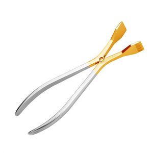 Pince orthodontique dentaire haut de gamme avec poignée dorée en acier inoxydable pour le retrait des brackets par QASIDEN INSTRUMENTS - Product Image 1