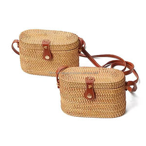 Bolso de Mano Mini de Ratán Hecho a Mano, Bolso Natural para Mercados de Moda, Fabricante Mayorista, Ligero, Vietnam - Product Image 5