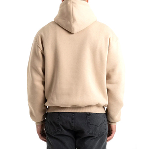 Sweat-shirt unisexe épais en molleton 100 % coton, coupe oversize, avec logo brodé personnalisé, 400-500 g/m², pour homme - Product Image 4