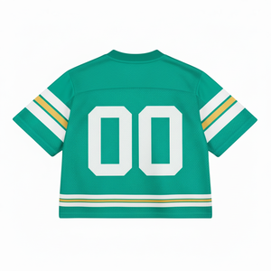 เสื้อฟุตบอลอเมริกันทรงบ็อกซี่แบบสั่งทำ OEM 2026 ผ้าแห้งเร็ว ระบายอากาศได้ดี เสื้อฟุตบอลแบบขายส่ง ชุดกีฬา - Product Image 2
