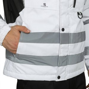 Chaqueta de Seguridad Reflectante e Impermeable para Construcción, Alta Visibilidad, Ropa de Trabajo de Invierno para Hombre, Chaqueta Cortavientos 2026 - Product Image 5