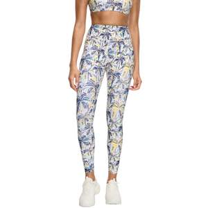 Leggings de Yoga de Cintura Alta para Mujer, Elásticos, Sólidos, para Entrenamiento, Gimnasio, Fitness, Fabricante OEM ODM Personalizado - Product Image 2