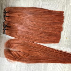 Mechones de cabello humano virgen recto de hueso naranja sin procesar Genius Weft cabello vietnamita crudo mujeres negras estilos suaves HD baratos - Product Image 4