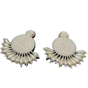 ราคาที่ดีที่สุดต่างหูลูกปัดอีสเตอร์แห่งความสุขต่างหูลูกปัดสีม่วงสีชมพูสำหรับผู้หญิงเครื่องประดับแฟชั่นหัตถกรรม - Product Image 1