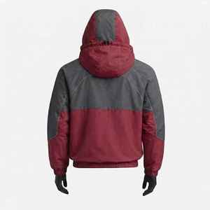 Survêtement coupe-vent d'hiver personnalisé pour homme, 2 pièces, en nylon tricoté sans couture, vêtements de sport coupe-vent, fabricant OEM - Product Image 6