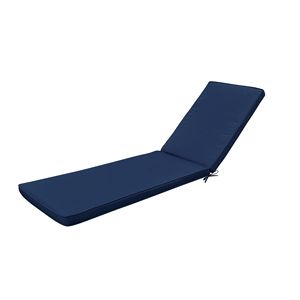 2 cuscini di ricambio blu navy per sedie a sdraio da esterno, per set chaise longue - Product Image 5