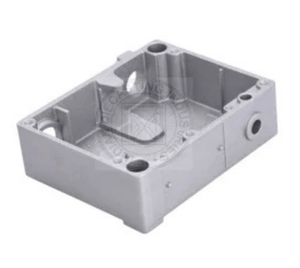 Boîtier de jonction en aluminium moulé sous pression, rectangulaire, avec revêtement en poudre - Product Image 1