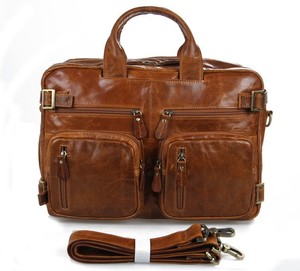Bolsos de Negocios de Cuero Funcionales al por Mayor, Maletín de Oficina con Logotipo Personalizado, Compartimento para Portátil, Cierre Seguro - Product Image 1