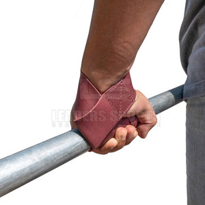 สายรัดยกน้ำหนักหนังแท้พร้อมโลโก้สั่งทำพิเศษ รองรับข้อมืออย่างสบาย ปรับแต่งได้สำหรับการออกกำลังกาย - Product Image 3