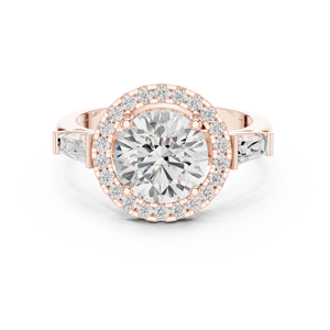 CARAT COUTURE 14K Anillo de diamantes en forma de corona Regalo de cumpleaños - Product Image 2