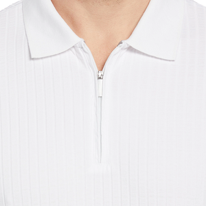 Summer Printed Polyester Outdoor Breathable Plus Size Short Sleeve <b>Zip</b> <b>Up</b> Men's <b>Polo</b> Shirts - Product Image 5
