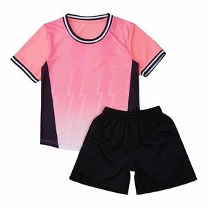 Conjunto de camiseta de fútbol para niños, uniforme de entrenamiento de fútbol, camiseta deportiva escolar con pantalones cortos - Product Image 4