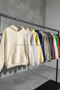 Sudadera con capucha deportiva en blanco de Color sólido para niños de alta calidad, sudaderas con capucha de lana de algodón para niños y niñas - Product Image 5