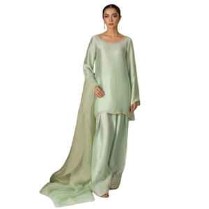 Dernière collection de magnifiques ensembles Farshi 3 pièces pour femmes, robes décontractées, nouveau design sur le haut. - Product Image 1