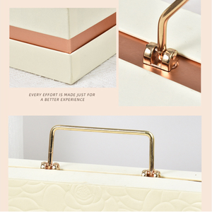 Caja de Regalo de Boda de Lujo Portátil con Relieve para Damas de Honor, con Cierre Magnético, Caja de Regalo de Boda de Papel Reciclable - Product Image 4