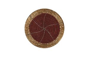 Beaded <b>Round</b> Coasters <b>Set</b> of <b>4</b> Handmade Decorative Drink Coasters <b>for</b> Coffee <b>Table</b> <b>Dining</b> <b>Table</b> Home Decor - Product Image 3