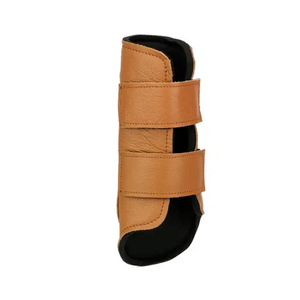 Botas Protectoras para Caballos 2026, de Cuero Sintético de Color Sólido con Cierre de Velcro para Protección de Tendones - Product Image 3