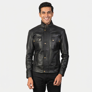 Best Fitted New Article <b>Men</b> <b>Leather</b> <b>Jacket</b> Unique Color Stylish Wear Printed <b>Men</b> Genuine <b>Leather</b> <b>jacket</b> for <b>men</b> - Product Image 1