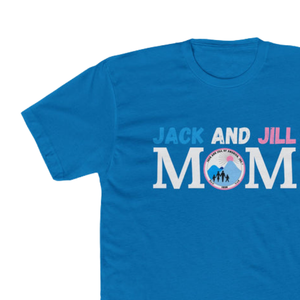 T-shirt bleu pour femme Jack and Jill Legacy Maker Mom, en coton doux, à manches courtes, décontracté, motif fierté familiale - Product Image 6