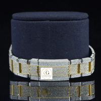 Hochwertige Neue Luxus-Armbanduhr aus Edelstahl mit Silber-Diamanten, 20mm Analog-Glas-Charm-Uhr für Partys, Clubs und Nachtevents