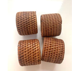 Handmade Luxury <b>Rattan</b> Napkin Ring Holder For Home <b>Dining</b> <b>Table</b> Accessories With Amazing Price - Product Image 3