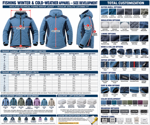 Herren Angelbekleidung für Winter & Kaltwetter - Depp North Sea - Sechs Farben - Sport- & Outdoor-Bekleidungshersteller - Jacke - Product Image 6