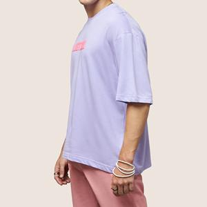 Camiseta de Algodón de Color Sólido de Alta Calidad, Camiseta Deportiva Personalizada con Estampado, Camisetas Lisas para Hombre, Camiseta Oversize con Estampado Puff para Hombre - Product Image 1