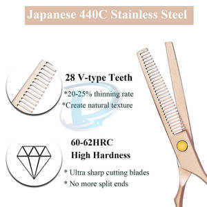 ชุดกรรไกรตัดผมดีไซน์ใหม่ ผลิตจากโรงงาน ชุดกรรไกรตัดผมราคาประหยัด - Product Image 4