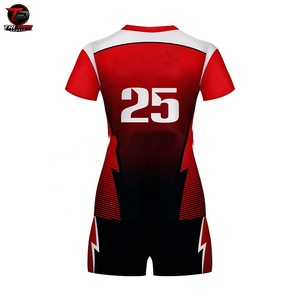Conjunto de Uniforme de Voleibol Personalizado para Hombre y Mujer, Jersey y Pantalones Cortos Transpirables de Secado Rápido, Traje Deportivo con Impresión por Sublimación y Logotipo Frontal - Product Image 2