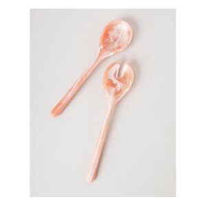 ชุดช้อนส้อมเรซิ่นเคลือบหินอ่อนสีขาวมินิมอล สำหรับเสิร์ฟสลัด ชุดอุปกรณ์บนโต๊ะอาหารเรซิ่นพรีเมียมเพื่อการเสิร์ฟอาหารอย่างหรูหรา - Product Image 4